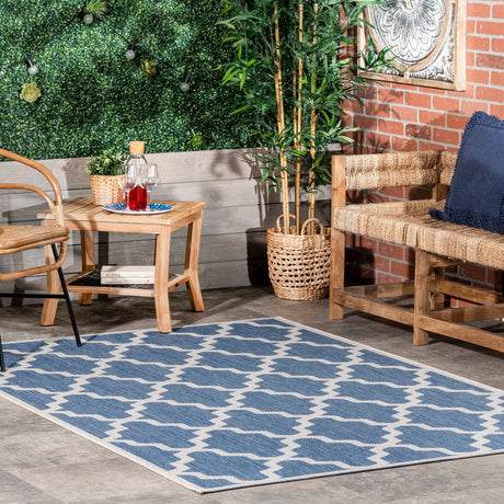 Nuloom Gina Moroccan Trellis Ngi2854A Blue Rug - Nuloom - owdn06e - 203