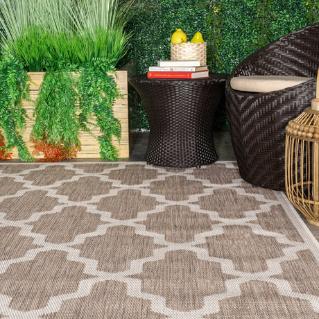 Nuloom Gina Moroccan Trellis Ngi2854C Taupe Rug - Nuloom - owdn06a - 203