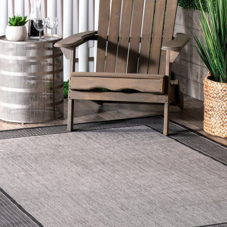 Nuloom Gris Contemporary Ngr2853B Gray Rug - Nuloom - owdn05a - 203