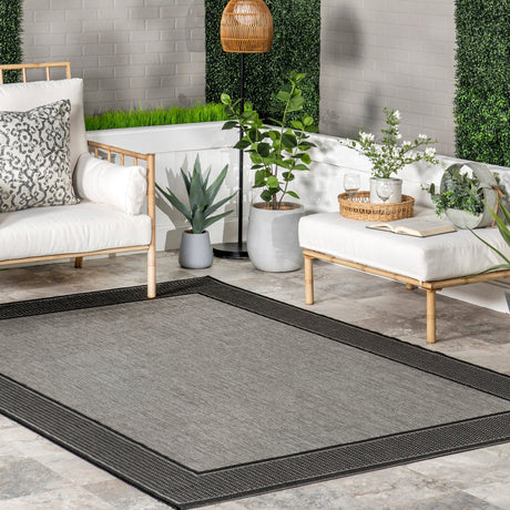 Nuloom Gris Contemporary Owdn05A Gray Rug - Nuloom - owdn05a - 53079