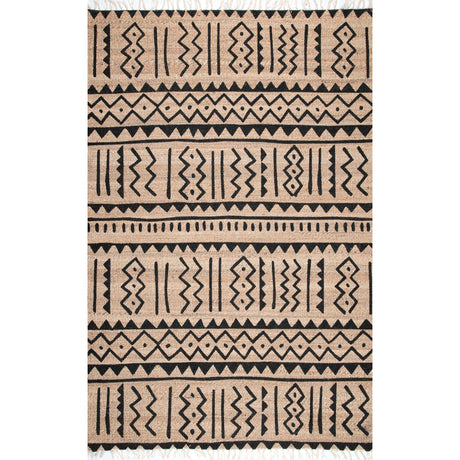 Nuloom Handmade Adriana Tribal Gvsk03A Natural Rug - Nuloom - gvsk03a - 406