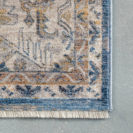 Nuloom Hannah Medallion Nha2140A Blue Rug - Nuloom - khmc48a - 305