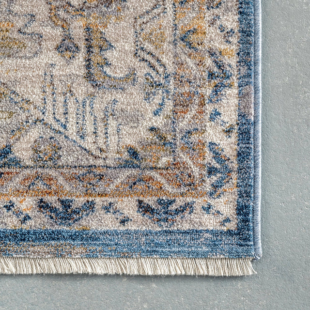 Nuloom Hannah Medallion Nha2140A Blue Rug - Nuloom - khmc48a - 305