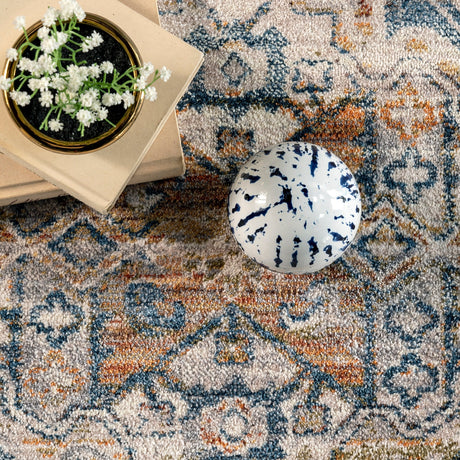 Nuloom Hannah Medallion Nha2140A Blue Rug - Nuloom - khmc48a - 305