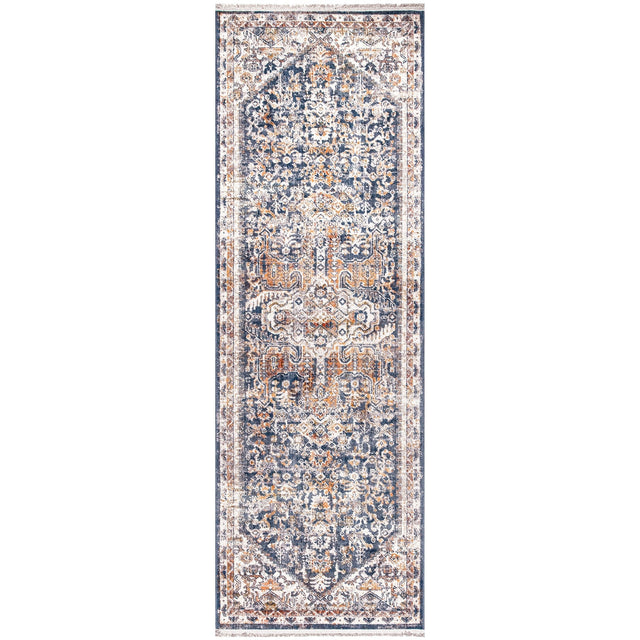 Nuloom Hannah Medallion Nha2140A Blue Rug - Nuloom - khmc48a - 305