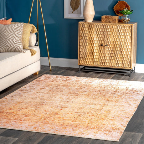 Nuloom Harlow Printed Vintage Nha2606A Beige Rug - Nuloom - mkcl06a - 508