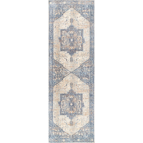 Nuloom Harriet Vintage Medallion Khmc04C Light Blue Rug - Nuloom - khmc04c - 2606