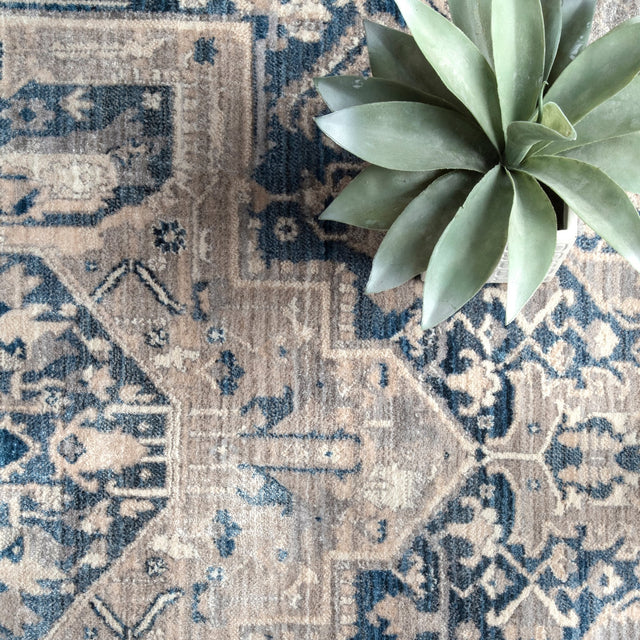 Nuloom Harriet Vintage Medallion Khmc04F Gray Rug - Nuloom - khmc04f - r505