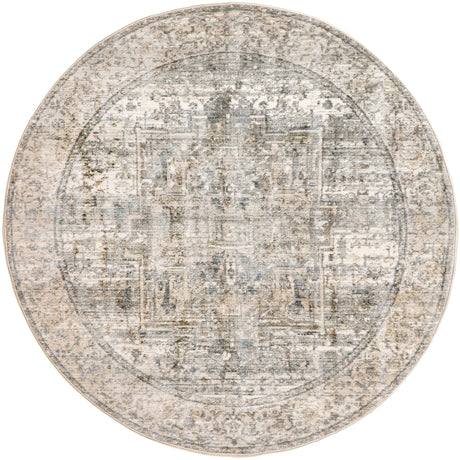 Nuloom Harriet Vintage Medallion Khmc04G Silver Rug - Nuloom - khmc04g - r505