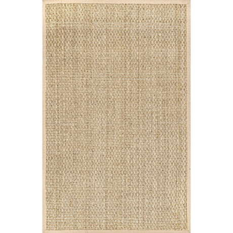 Nuloom Hesse Checker Weave Seagrass Nhe2029D Natural Rug - Nuloom - hjsg01a - 203