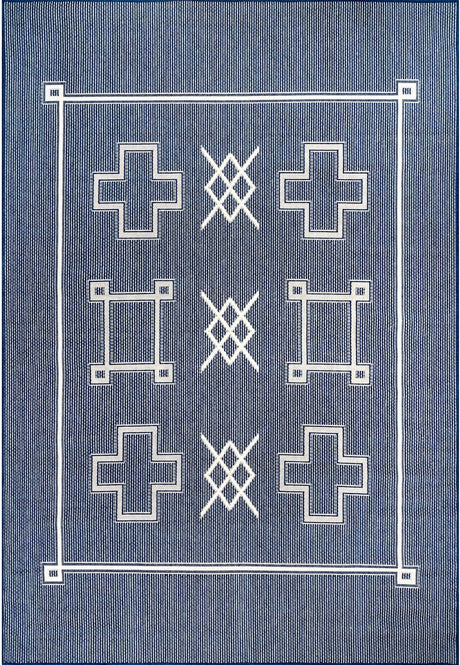 Nuloom Hillary Tribal Nhi1771A Navy Rug - Nuloom - gbcb06a - 3605