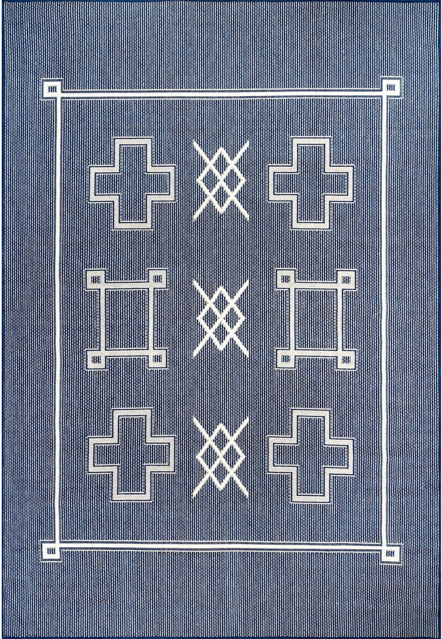 Nuloom Hillary Tribal Nhi1771A Navy Rug - Nuloom - gbcb06a - 3605