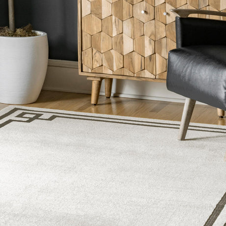 Nuloom Imani Border Nim3232A Beige Rug - Nuloom - rzsp19b - 406