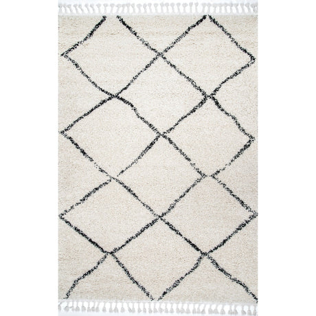 Nuloom Jessie Moroccan Lattice Gcdi08A Off White Rug - Nuloom - gcdi08a - 305