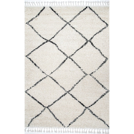 Nuloom Jessie Moroccan Lattice Nje1842B Off White Rug - Nuloom - gcdi08a - 203