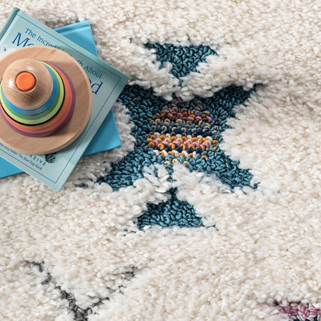 Nuloom Jocelyn Tribal Njo2983C White Rug - Nuloom - ozot01a - 203