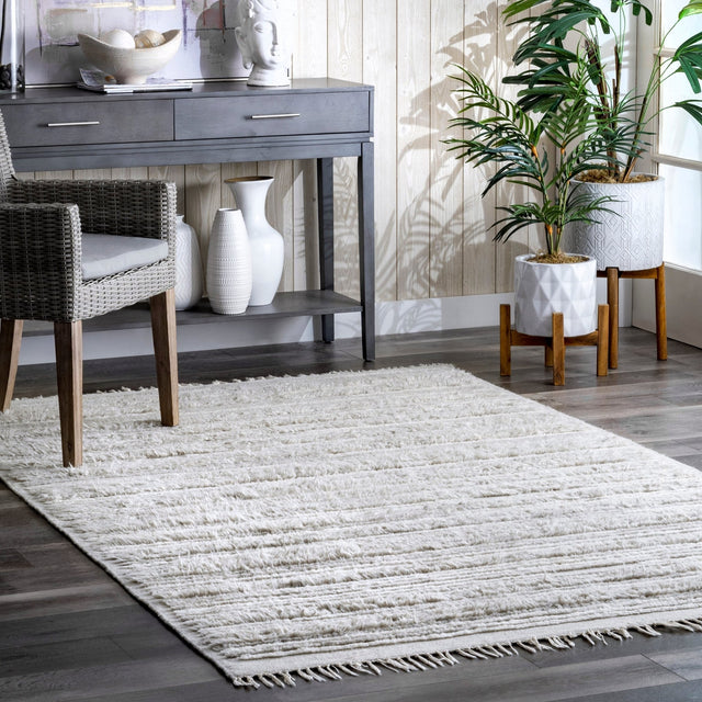 Nuloom Jolene Striated Njo1954A Gray Rug - Nuloom - gyrt02a - 508