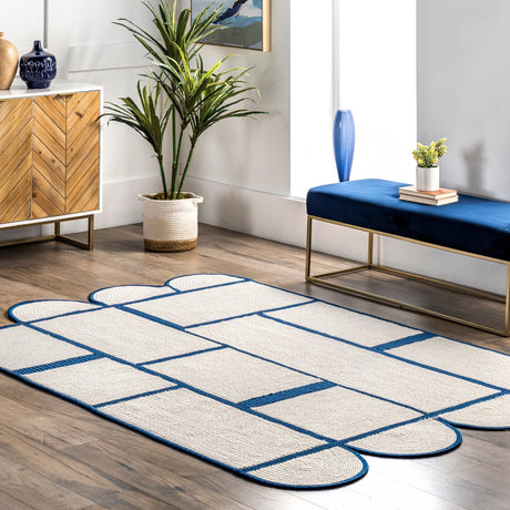 Nuloom Jolynn Shapes Njo3472A Blue Rug - Nuloom - svjl01a - 508