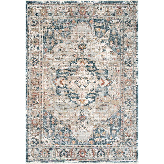 Nuloom Josephine Winged Cartouche Njo2380A Gray Rug - Nuloom - kksl06a - 305