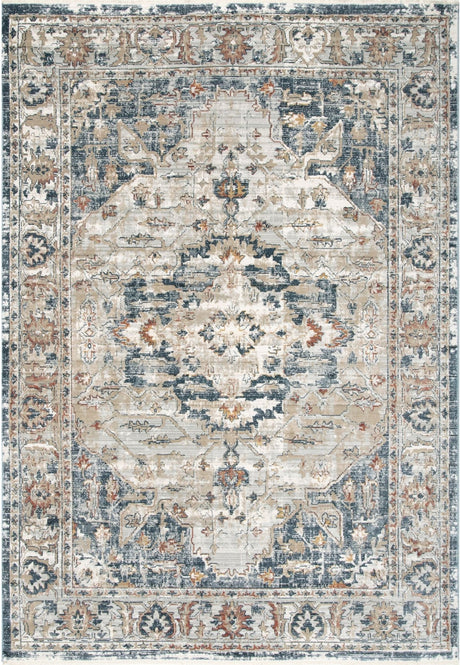 Nuloom Josephine Winged Cartouche Njo2380A Gray Rug - Nuloom - kksl06a - 305