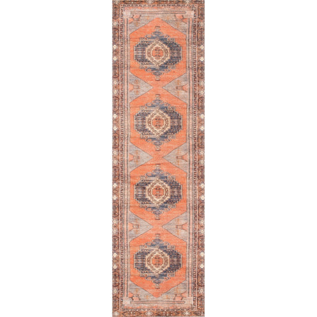 Nuloom Kamila Tribal Nka2609A Orange Rug - Nuloom - mkcl09a - 305