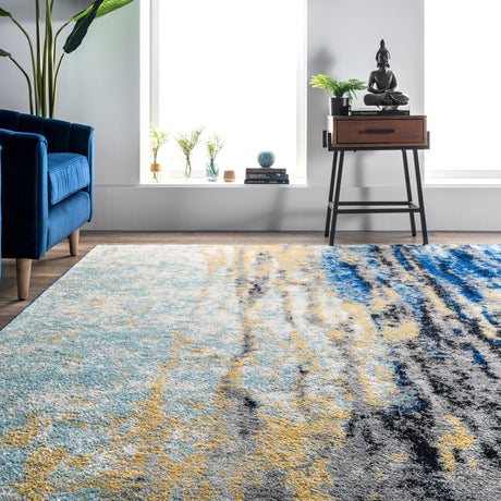 Nuloom Katharina Nka3106A Blue Rug - Nuloom - rzbd04a - 406