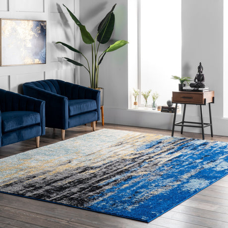 Nuloom Katharina Nka3106A Blue Rug - Nuloom - rzbd04a - 406