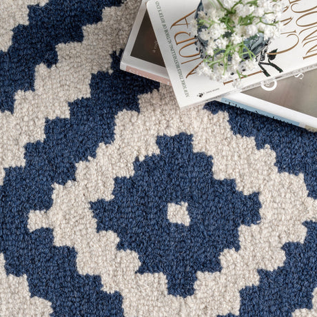 Nuloom Kellee Nke2745F Navy Rug - Nuloom - mtvs174c - 203