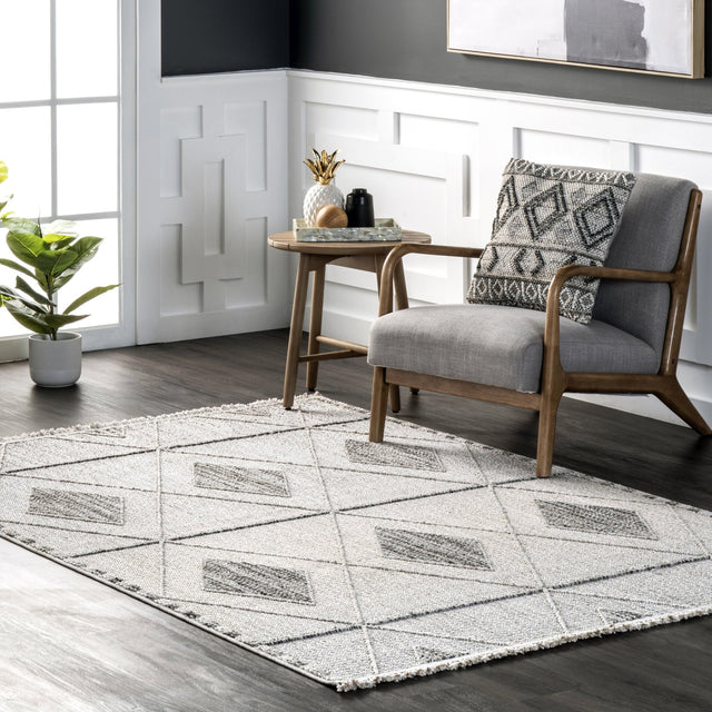 Nuloom Laveraelevated Nla2309A Light Gray Rug - Nuloom - kkio01a - 508