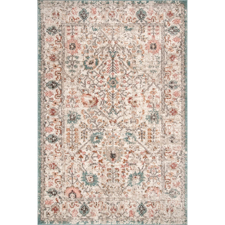 Nuloom Lenore Floral Nle1928A Beige Rug - Nuloom - grws03a - 305