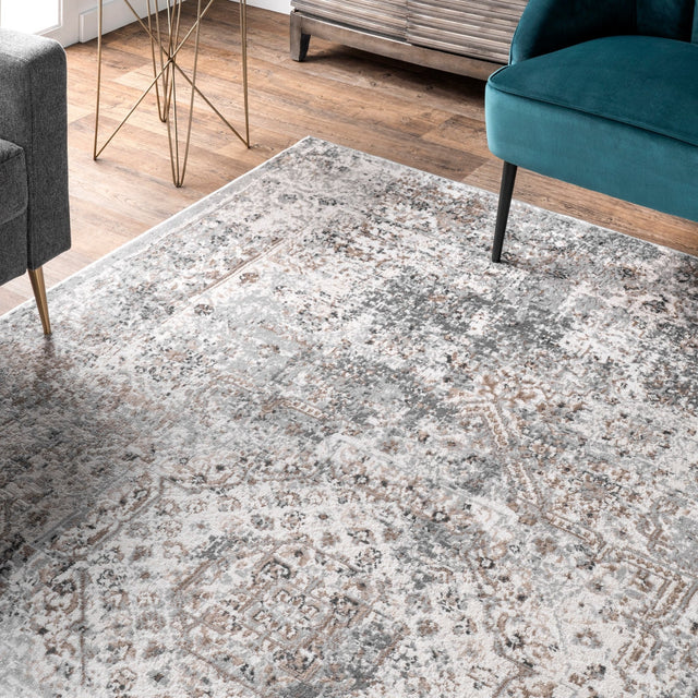 Nuloom Lola Distressed Nlo2653A Beige Rug - Nuloom - mlep02a - 406