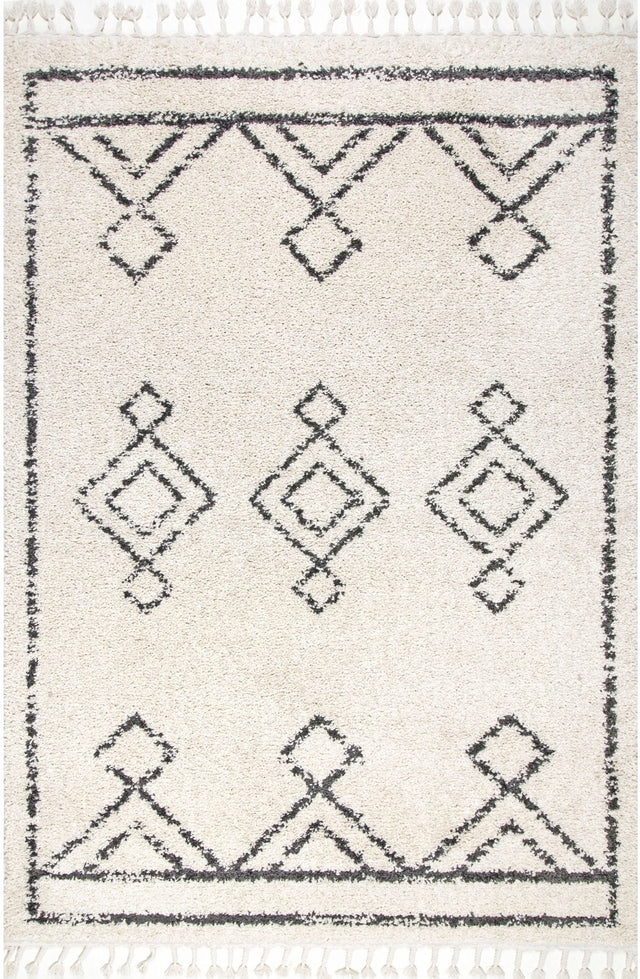 Nuloom Mackie Moroccan Nma1837C Off White Rug - Nuloom - gcdi03a - 203