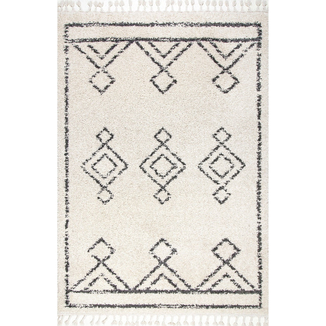 Nuloom Mackie Moroccan Nma1837C Off White Rug - Nuloom - gcdi03a - 203