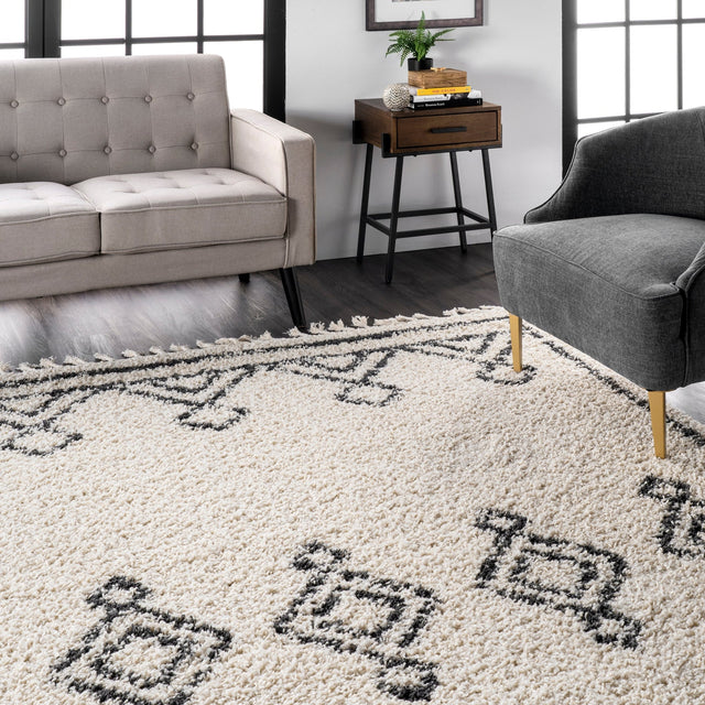 Nuloom Mackie Moroccan Nma1837C Off White Rug - Nuloom - gcdi03a - 203