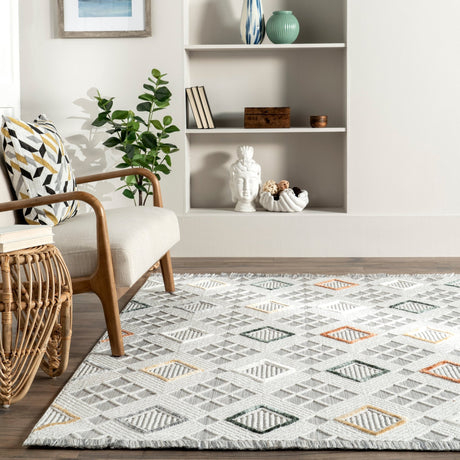 Nuloom Madge Tiled Nma1356A Light Gray Rug - Nuloom - acos12a - 508