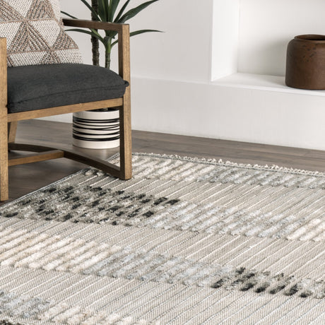 Nuloom Maira Textured Nma2317A Light Gray Rug - Nuloom - kkio09a - 508