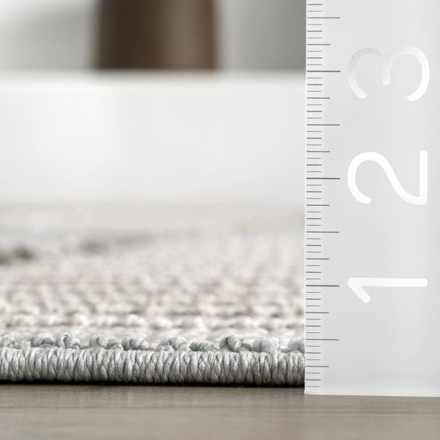 Nuloom Maira Textured Nma2317A Light Gray Rug - Nuloom - kkio09a - 508