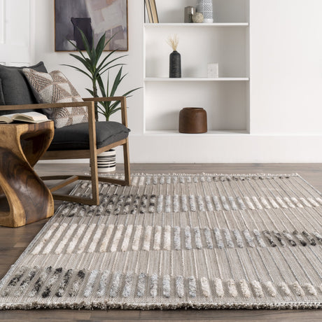 Nuloom Maira Textured Nma2317A Light Gray Rug - Nuloom - kkio09a - 508