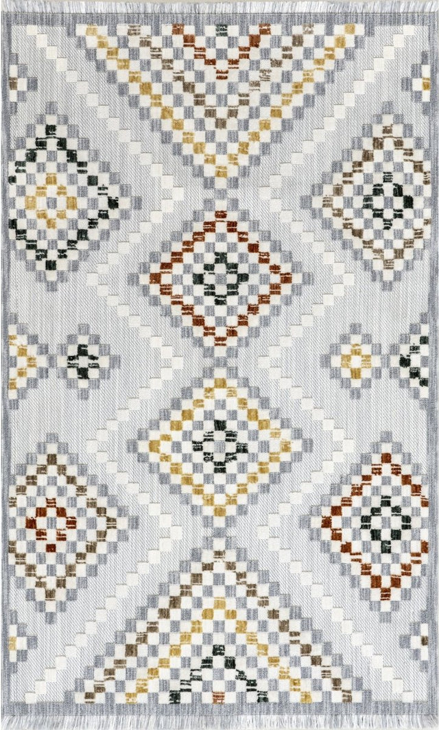 Nuloom Marceline Colorful Nma1352A Light Gray Rug - Nuloom - acos06a - 508