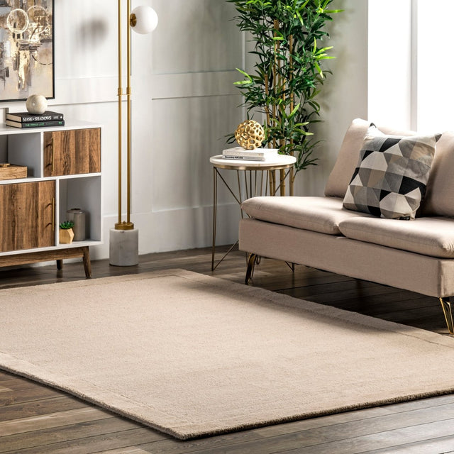 Nuloom Marianne Border Nma2681B Beige Rug.