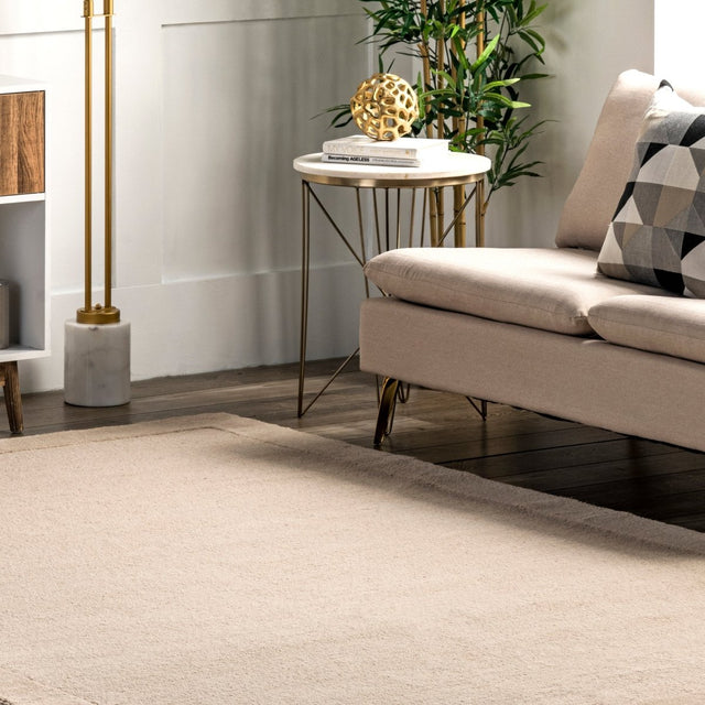 Nuloom Marianne Border Nma2681B Beige Rug.