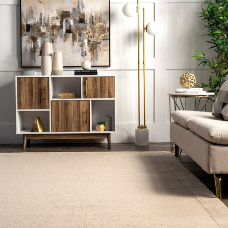 Nuloom Marianne Border Nma2681B Beige Rug.