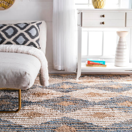 Nuloom Marla Denim And Nma1416A Off White Rug.