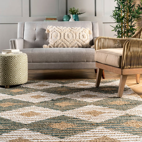 Nuloom Marla Denim And Nma1416B Olive Rug.