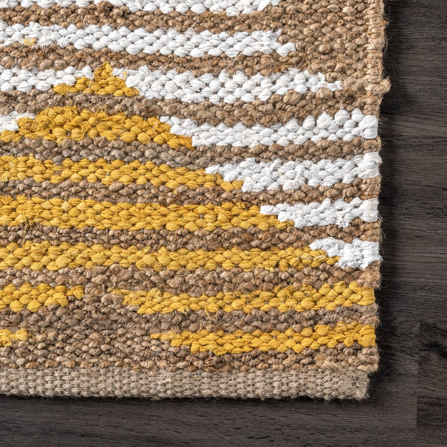 Nuloom Marla Denim And Nma1416D Yellow Rug.