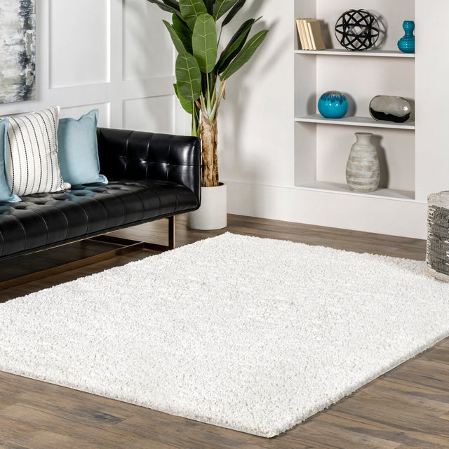 Nuloom Marleen Contemporary Shg1 Off White Rug.