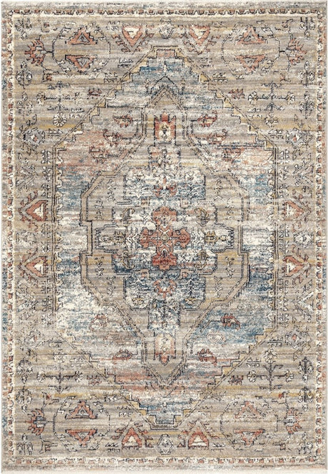 Nuloom Marley Cardinal Cartouche Nma2278A Beige Rug.