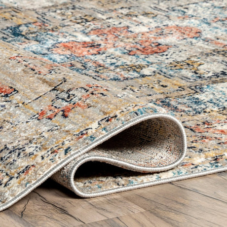 Nuloom Marley Cardinal Cartouche Nma2278A Beige Rug.