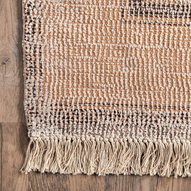 Nuloom Marlo Tribal Hand Woven Nma3488A Beige Rug.