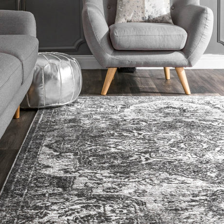 Nuloom Maryanne Lpct01A Gray Rug.